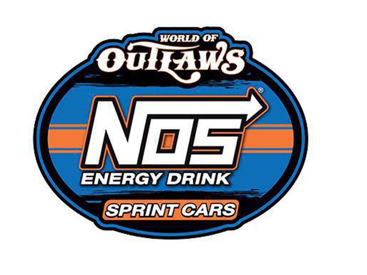 World of Outlaws NOS Energy Drink Sprint Cars logo