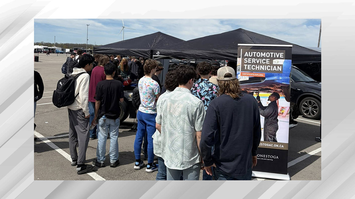 An image of students attending the 2026 NHRA YES event at Toronto Motorsports Park.