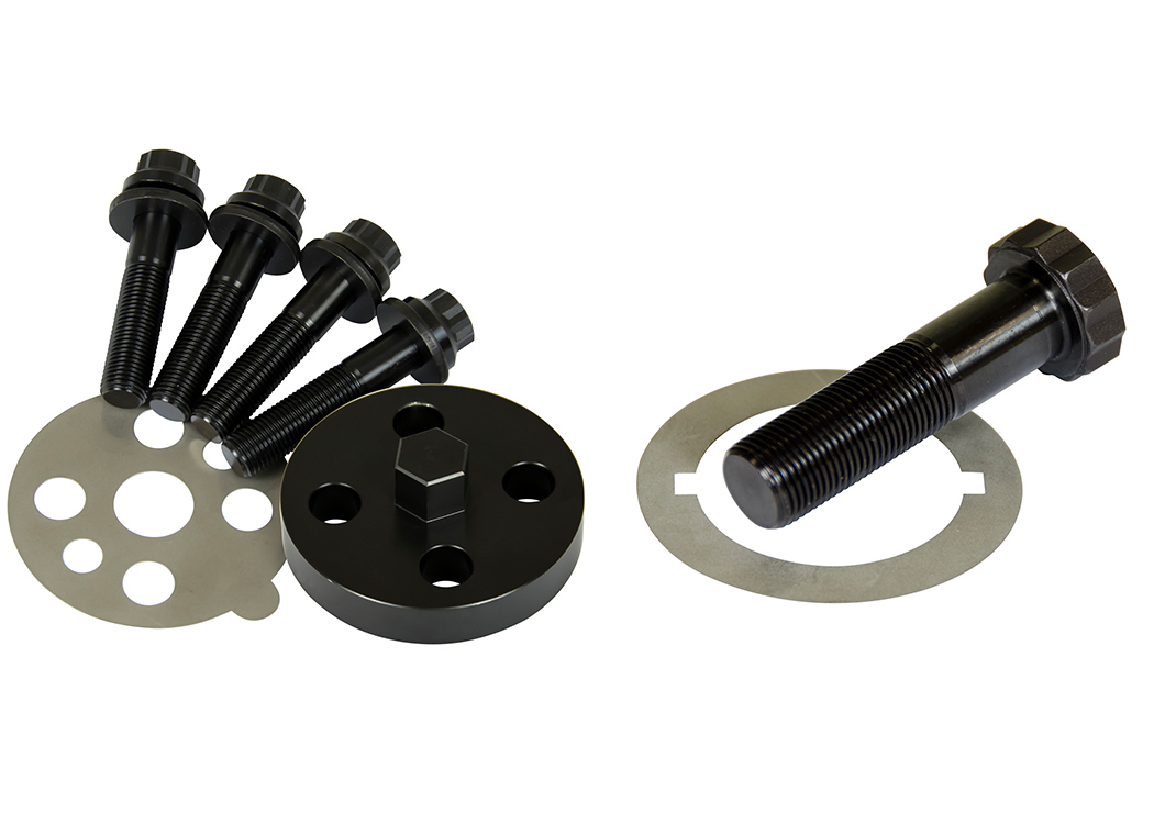 (left) Cummins Full Power Kit p/n 300008. (right) Duramax High Strength Bolt Kit p/n 300010.