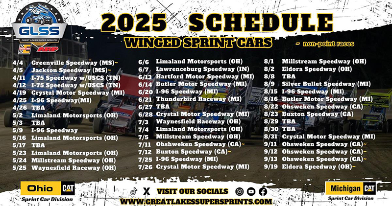 Great Lakes Super Sprints Schedule 2025