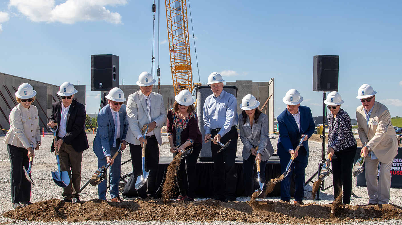 A photo from the IMS restoration facility groundbreaking.
