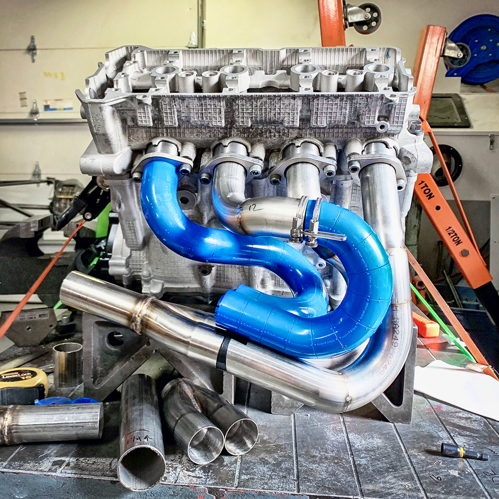 Reinsch on X: Fabricating exhaust manifold for Delorean with 3d