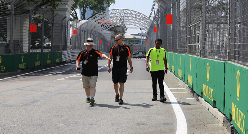 Track walk