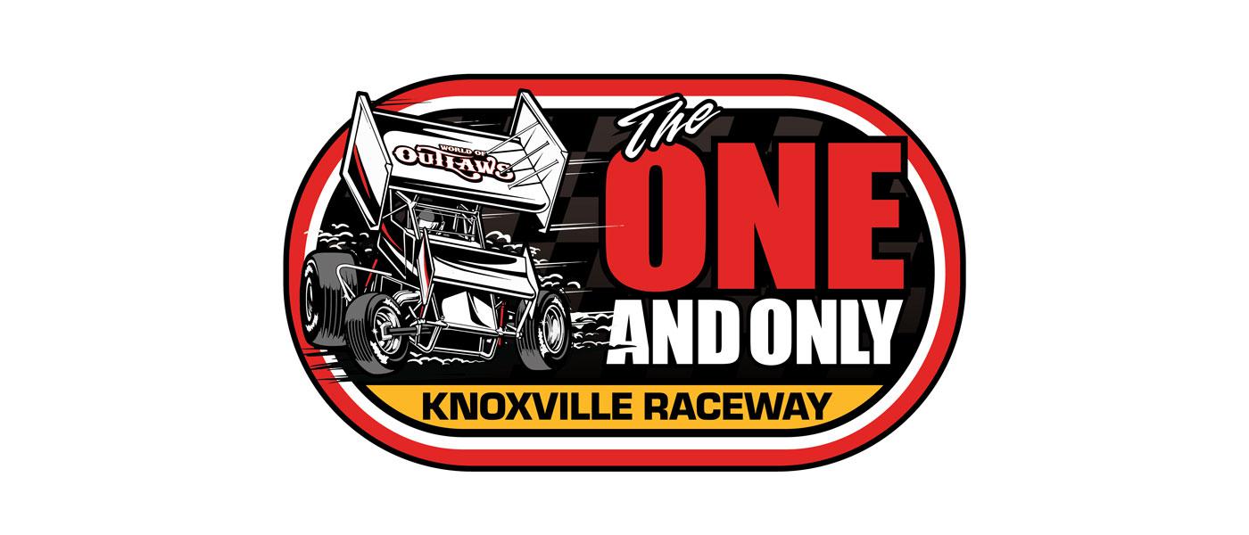 Knoxville Raceway The One And Only event logo
