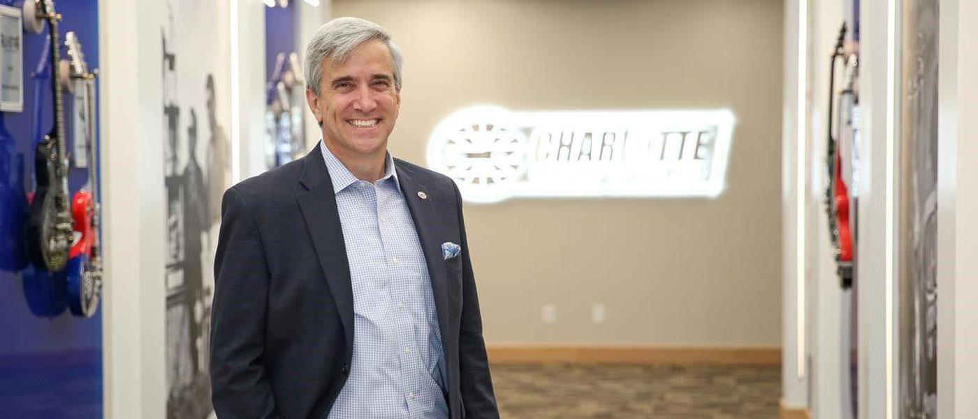 Charlotte Motor Speedway Executive Vice President and General Manager Greg Walter, 2020 Promoter of the Year. Photo courtesy of Charlotte Motor Speedway