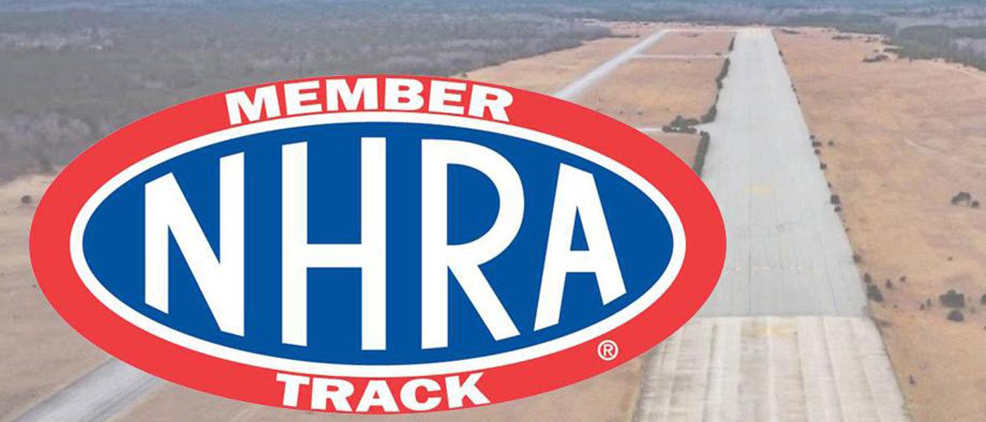 NHRA member track logo, Calverton Executive Airpark