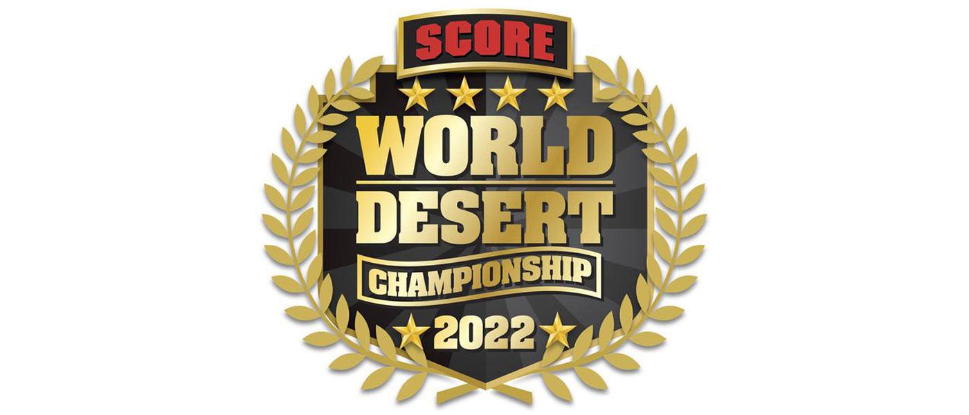 2022 SCORE World Desert Championship logo