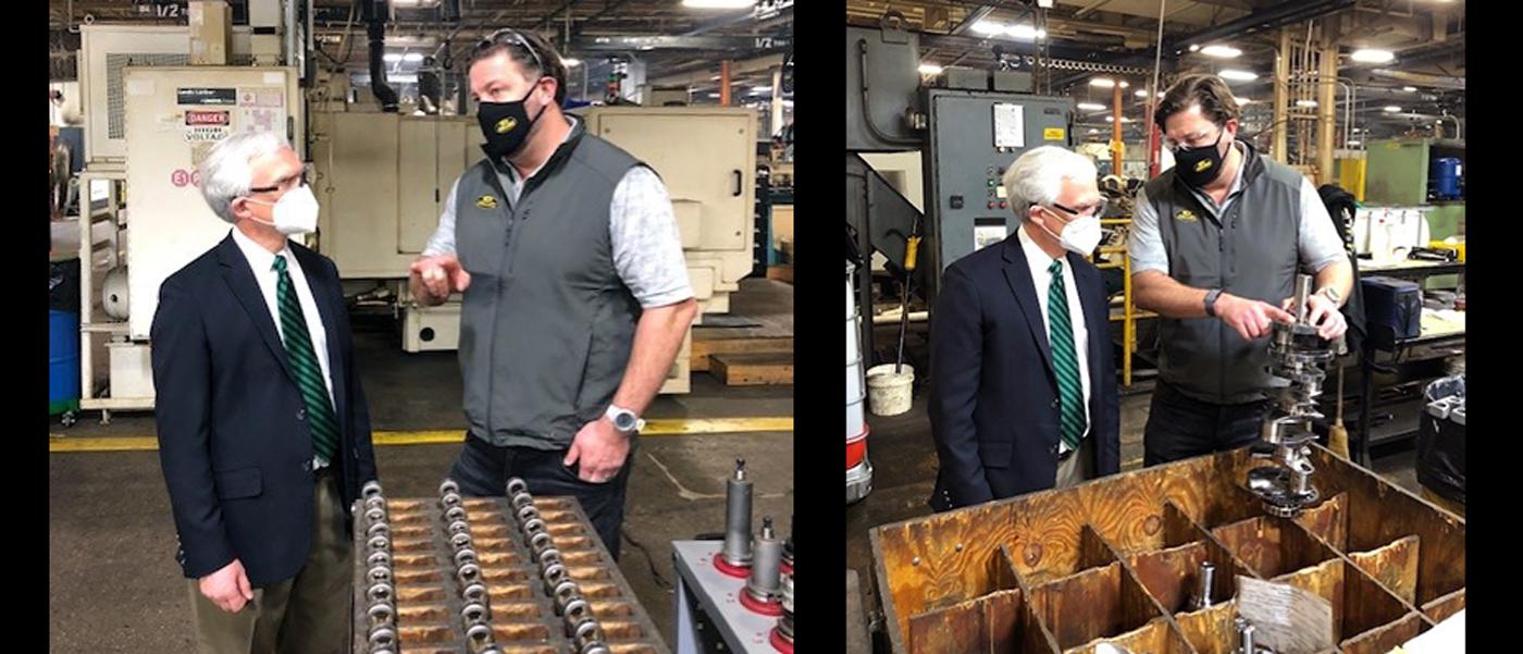 U.S. Representative Bob Latta Visits Callies Performance Products 