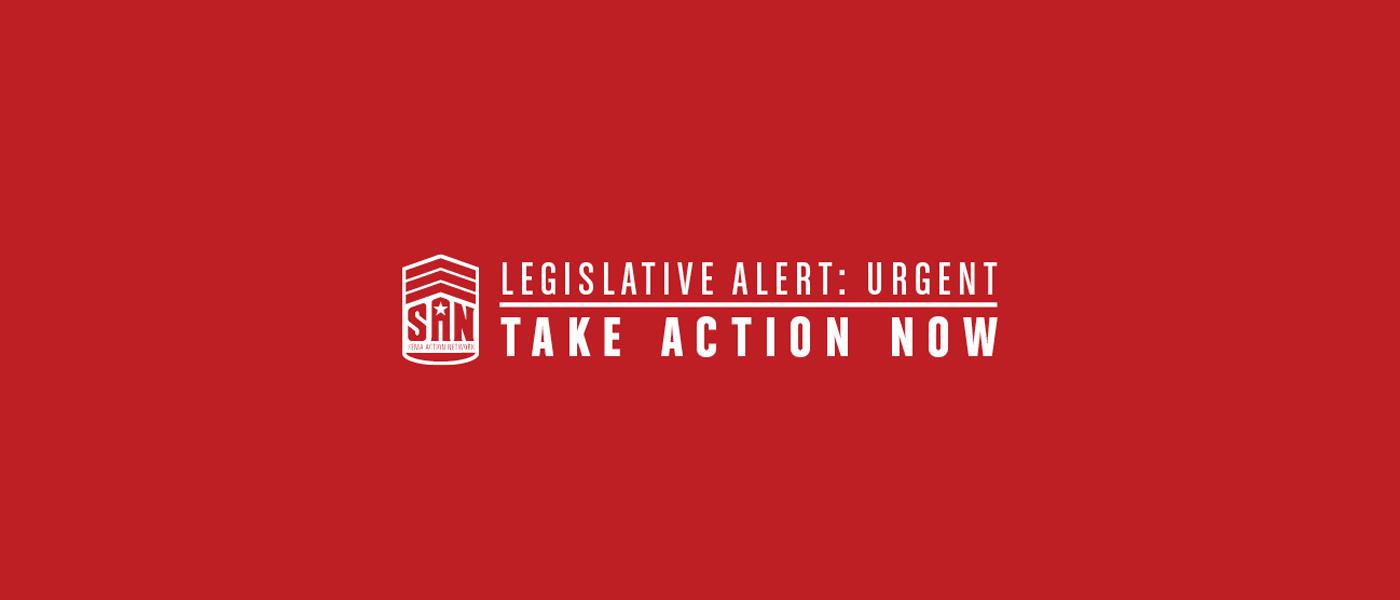 SEMA Action Network (SAN) Legislative Alert: Urgent. Take Action Now