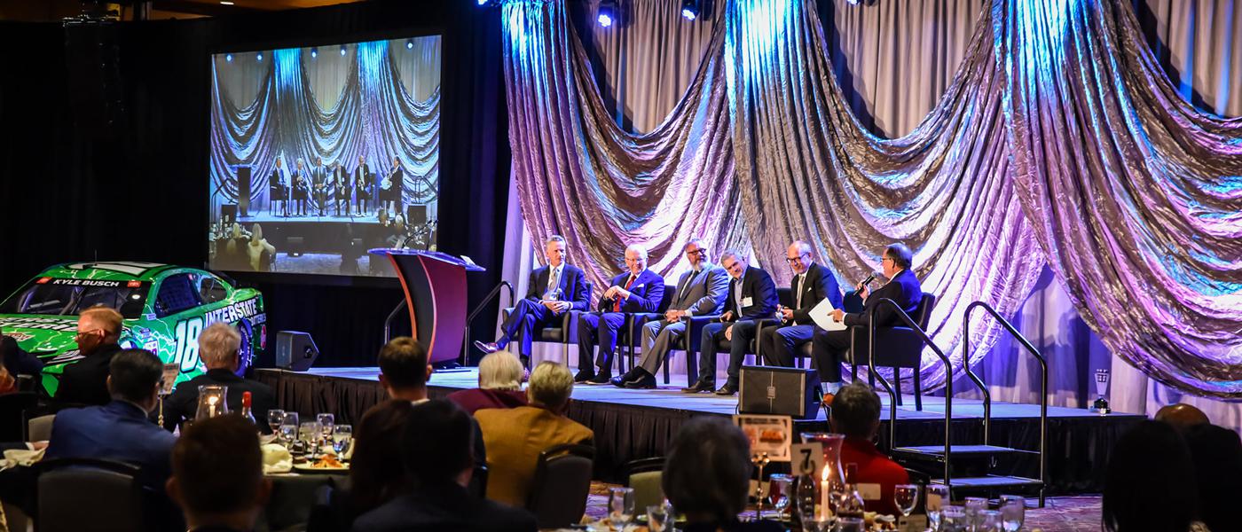 NC Motorsports Industry Awards Ceremony stage