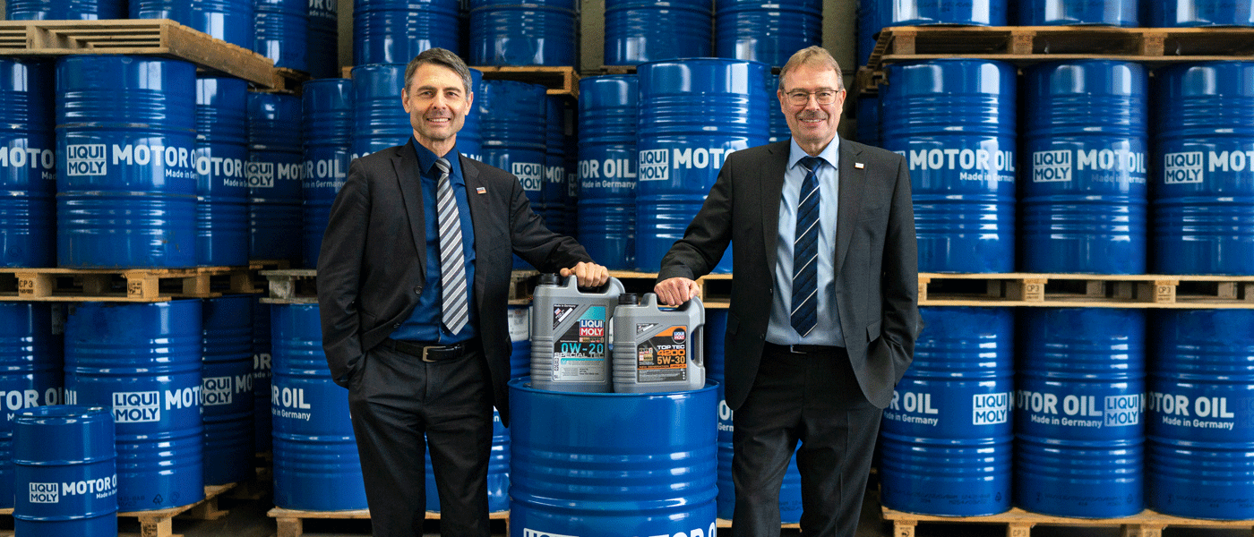 Liqui Moly, Dr. Uli Weller (left) and Günter Hiermaier (right)