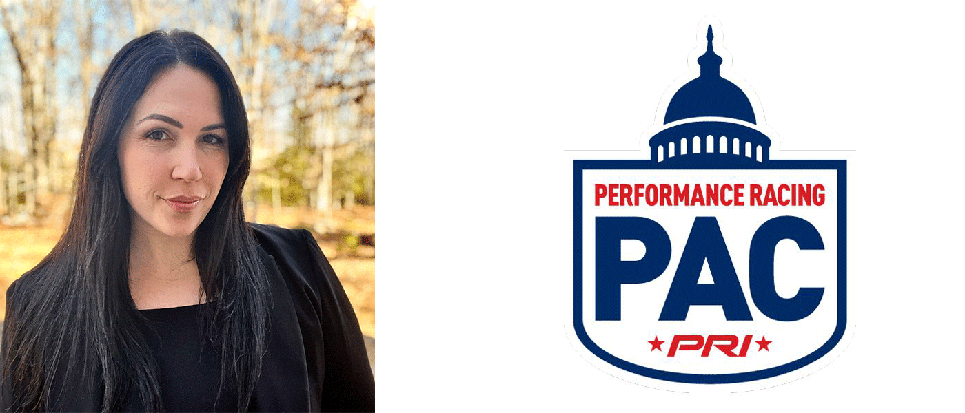 Alicia Steger headshot, PRI PAC logo