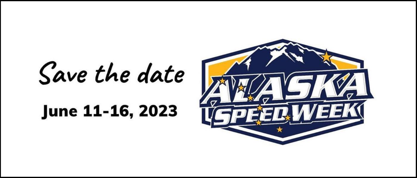 Alaska Speed Week dates and logo