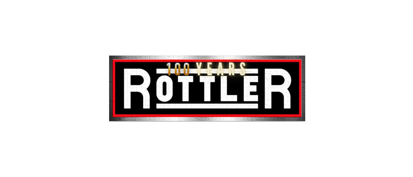 Rottler Manufacturing 100 anniversary logo