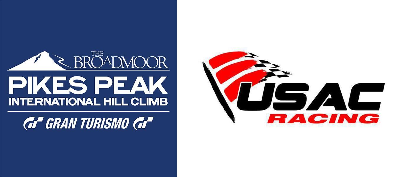 Pikes Peak Int’l Hill Climb logo, USAC Racing logo