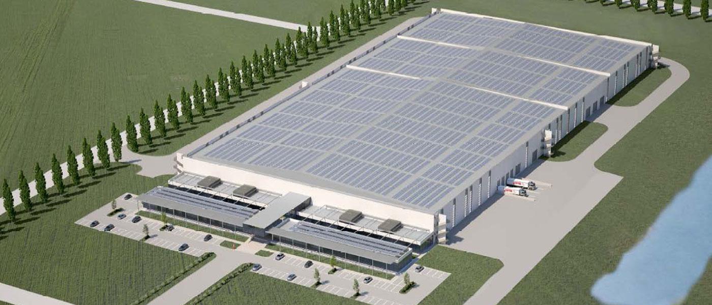 Concept rendering of the new SPAL Automotive Ankeny, Iowa manufacturing and office facility.