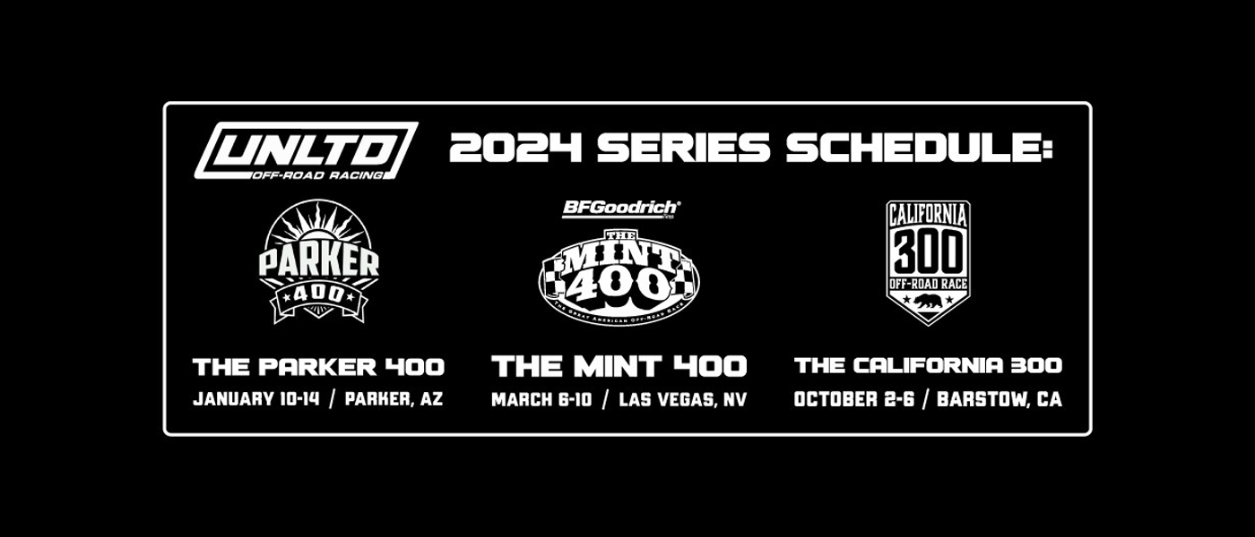 The 2024 Unlimited Off-Road Racing Series Schedule