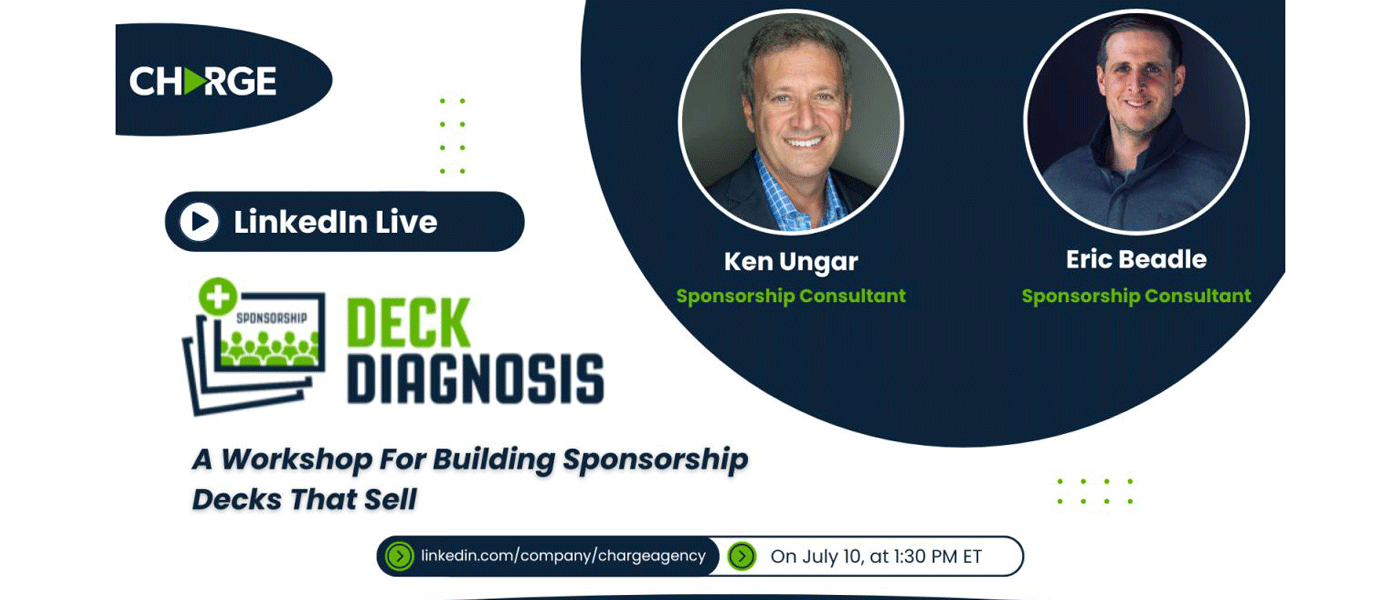Racers: Register for the Free 'Deck Diagnosis Workshop' With CHARGE Sponsorship on LinkedIn Live