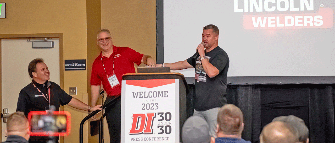 Lincoln Electric Welder Giveaway Continues for Drag Illustrated 30 Under 30 Program at PRI Show