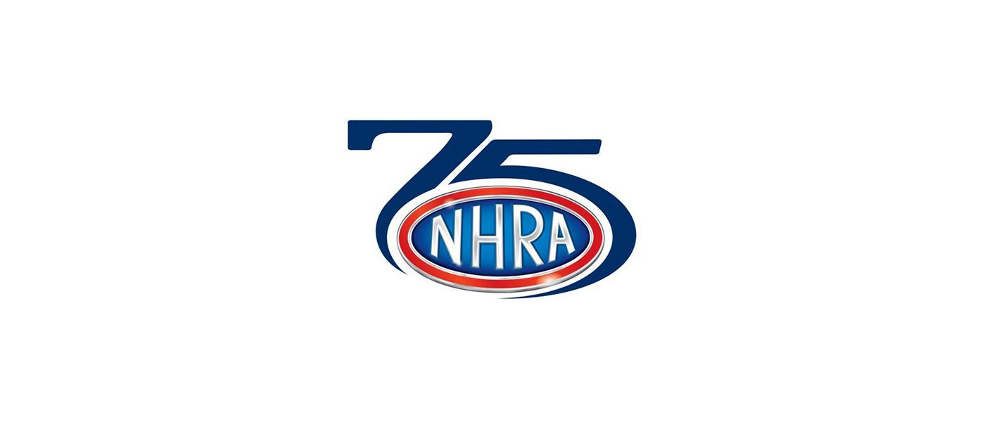 NHRA 75 Logo