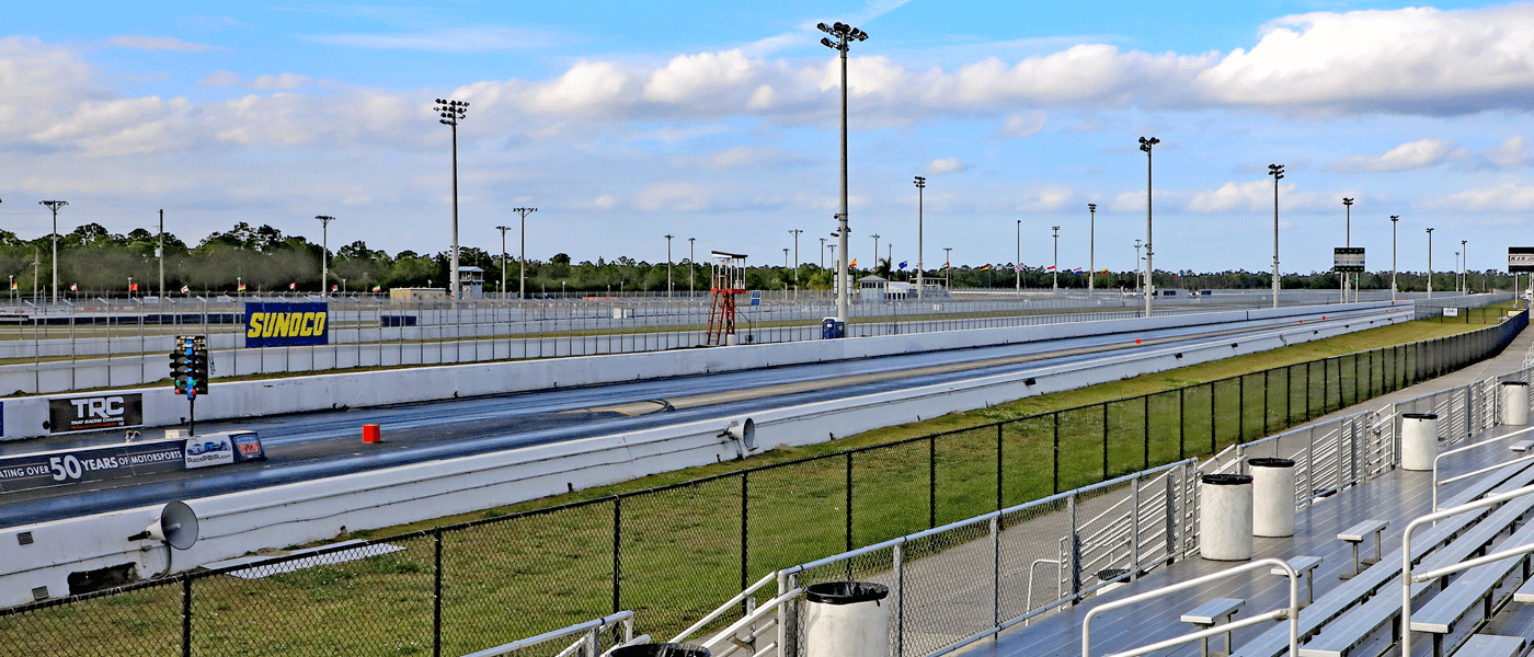 Photo of Palm Beach International Raceway PBIR in Florida, 2018. Photo courtesy of Shutterstock