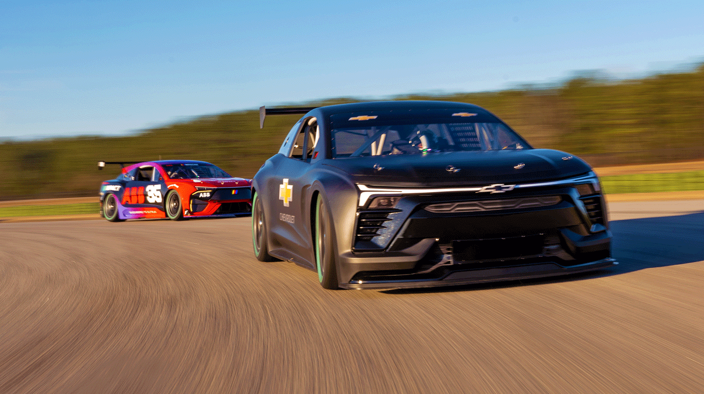 Chevrolet Reveals Blazer EV.R NASCAR Prototype. Testing at Carolina Motorsports Park in Kershaw, South Carolina.