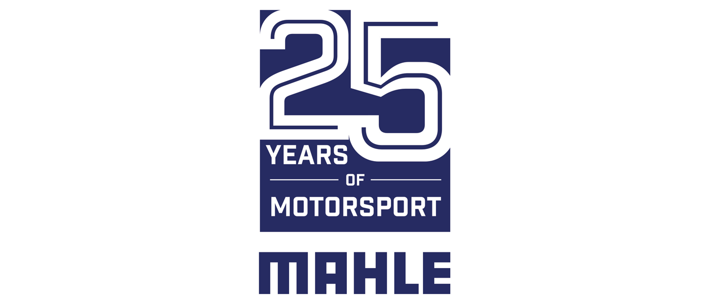 MAHLE Motorsport 25th Anniversary 25 Years of Motorsport logo