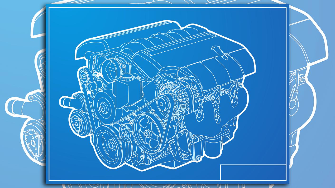 internal combustion engine illustration