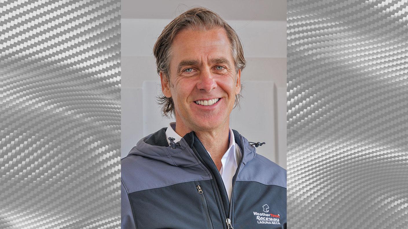 Mel Harder headshot image on carbon fiber background