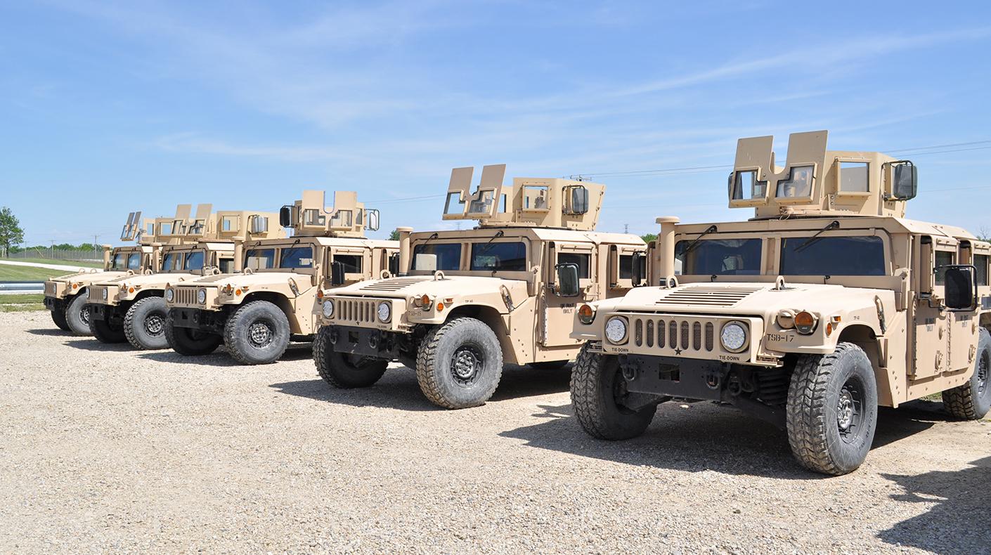 image of military vehicles, courtesy of Shutterstock