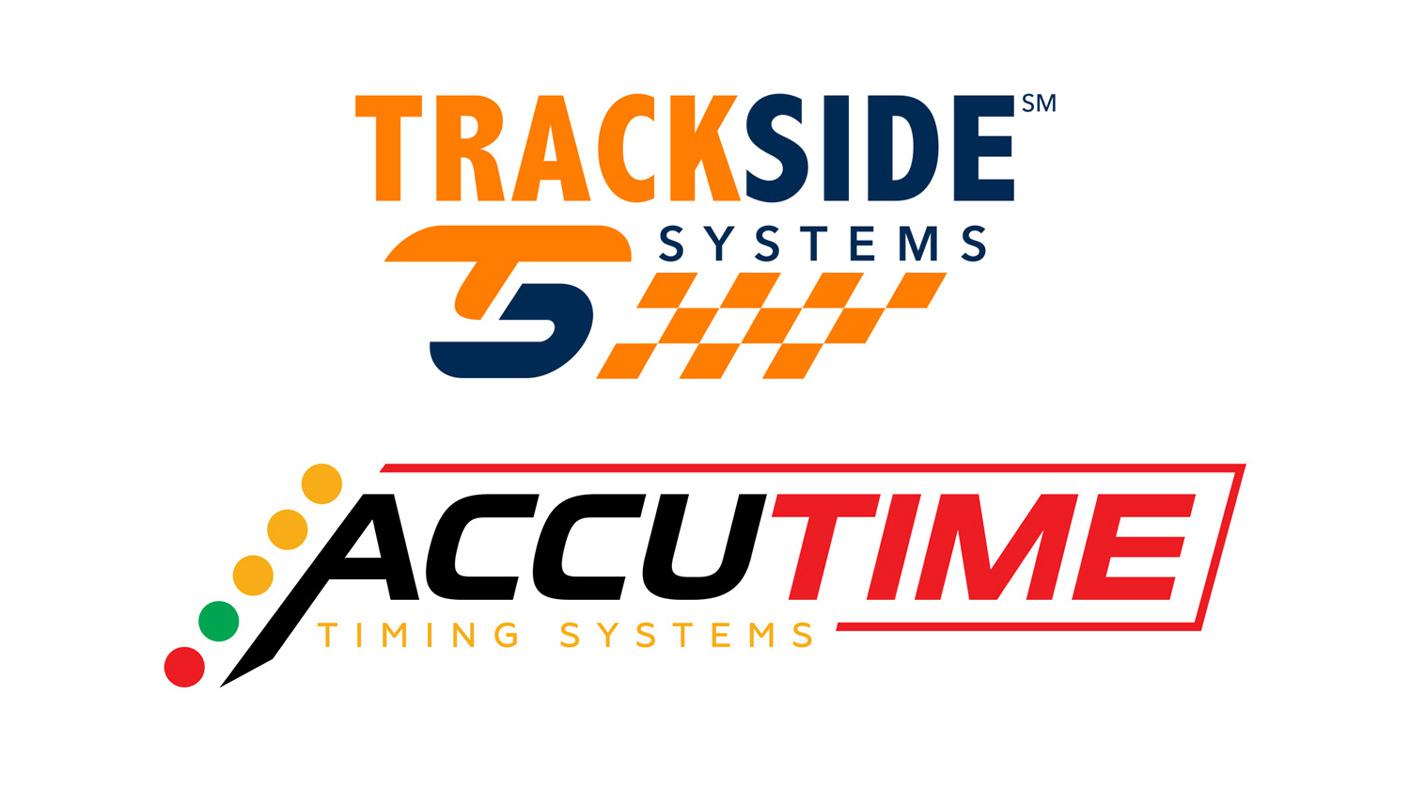 Trackside Systems and Accutime logos