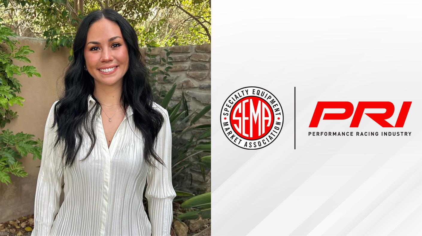 Lauren Wilbor and the SEMA and PRI logos.