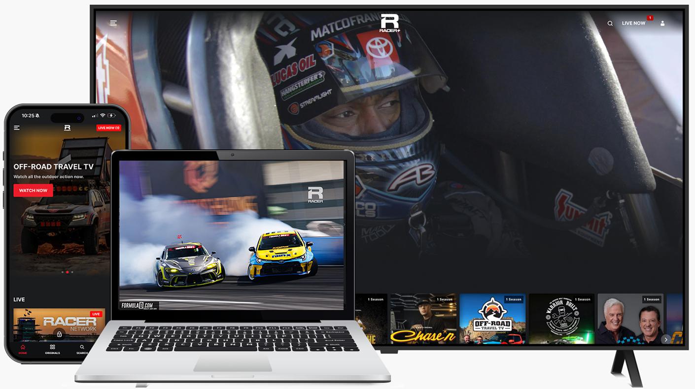 Formula DRIFT videos on a variety of screens. 