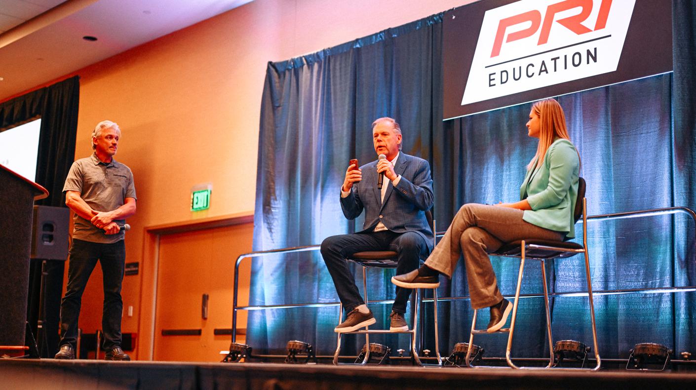 An image of the PRI Education stage.