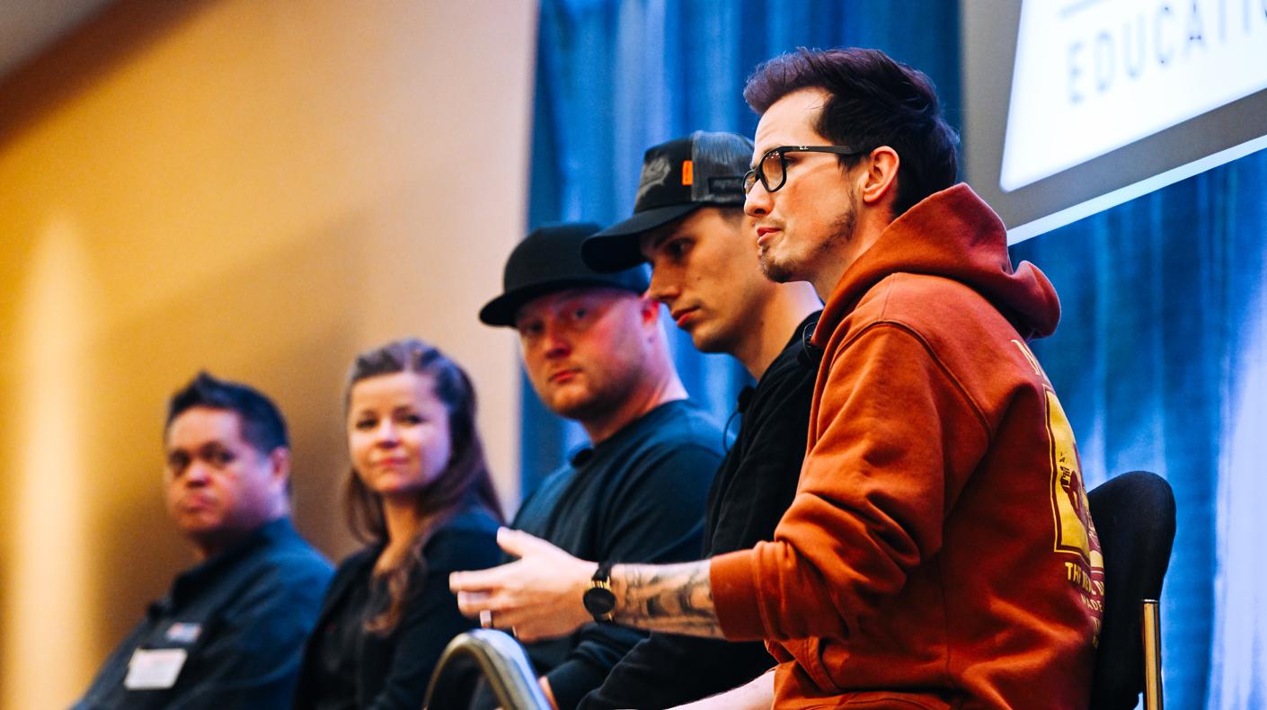 An image of the PRI Education stage.