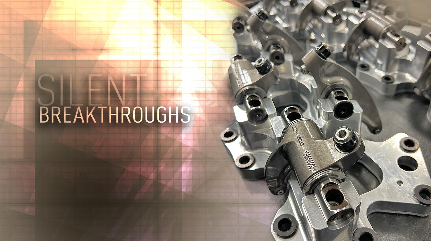 Graphic for Silent Breakthroughs in Valvetrain Performance.