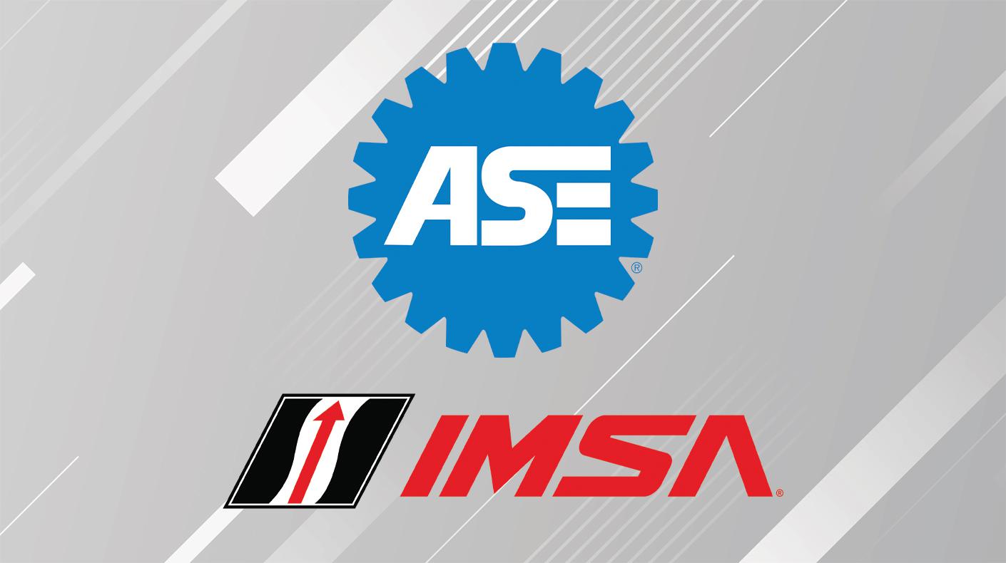 ASE and IMSA logos