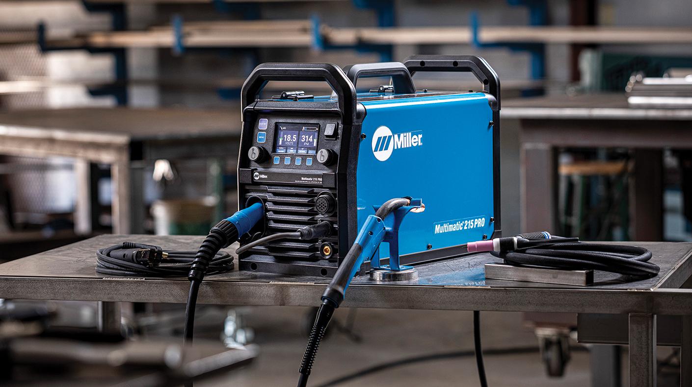 The Miller Electric Multimatic 215 Pro.