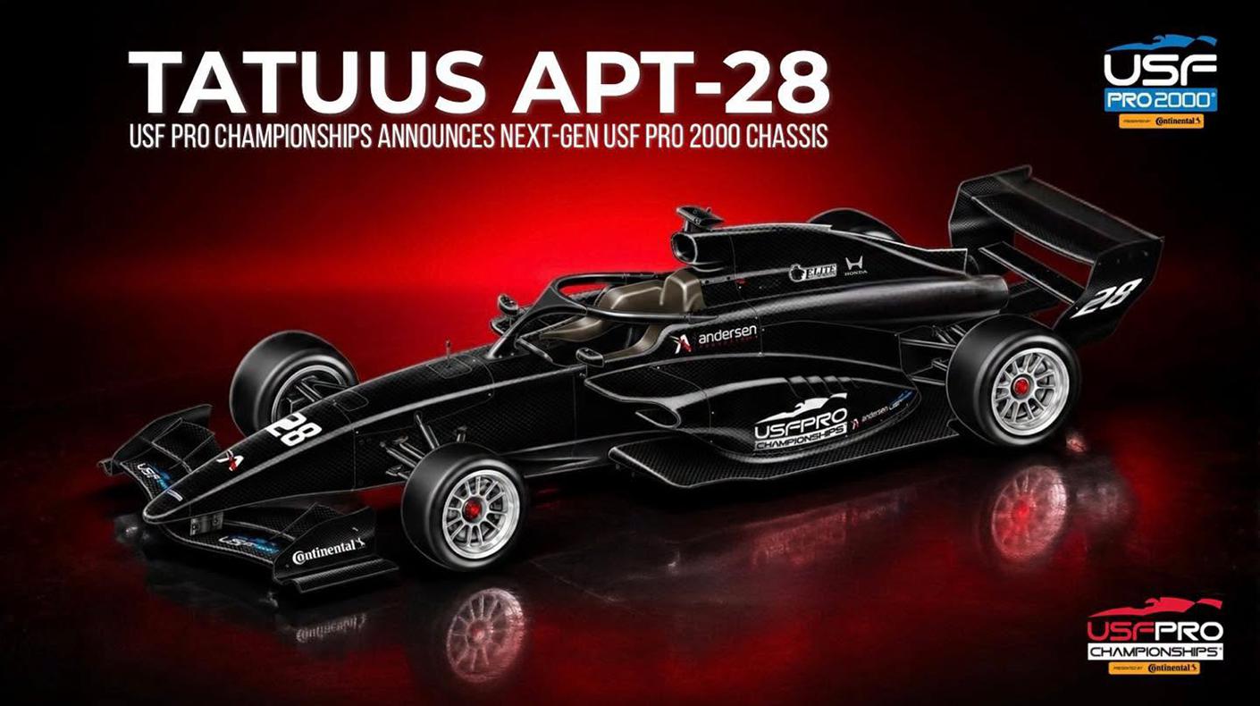 USF Pro 2000 Tatuus APT-28 rendering.
