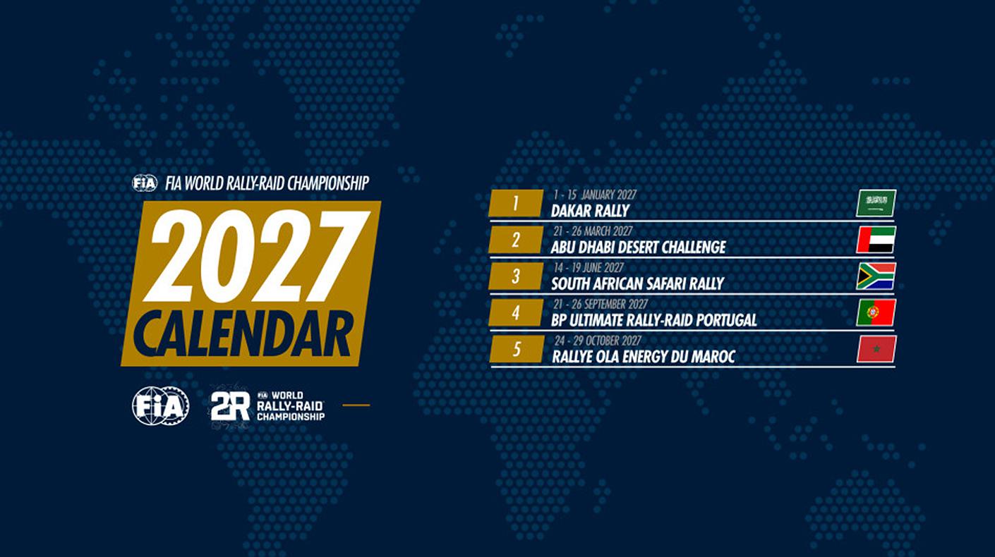FIA World Rally Raid Championship schedule.