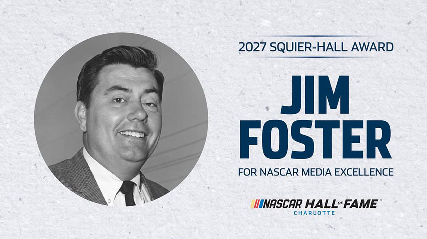 Jim Foster 2027 Squier-Hall Award winner.