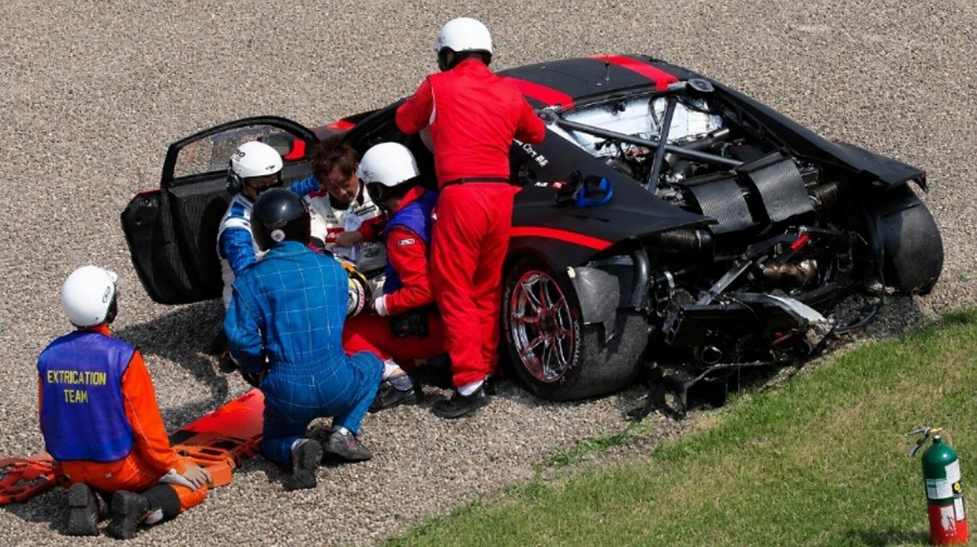 Toronto Motorsports Park safety demonstration. 
