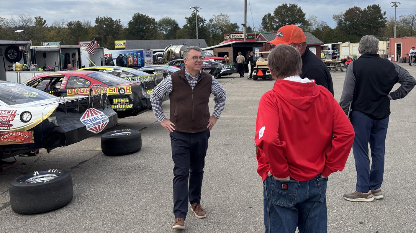 Lawmaker Tour at La Crosse Speedway in Wisconsin.
