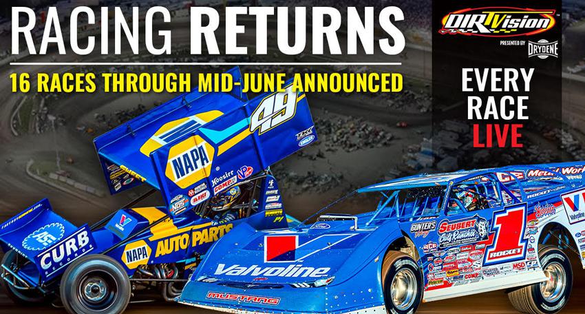 World Of Outlaws Announces 16-Race Schedule Through Mid-June