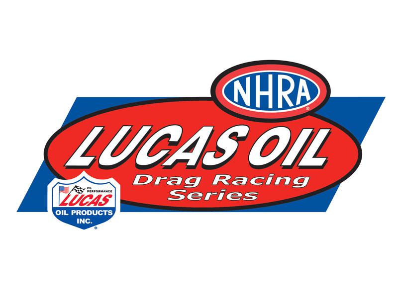 National Hot Rod Association (NHRA) Lucas Oil Drag Racing Series logo
