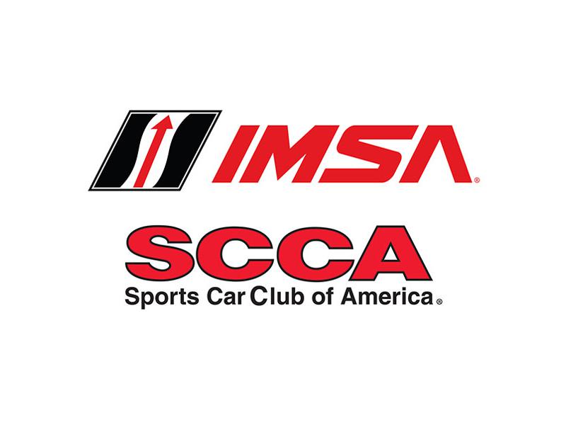 IMSA, SCCA logos