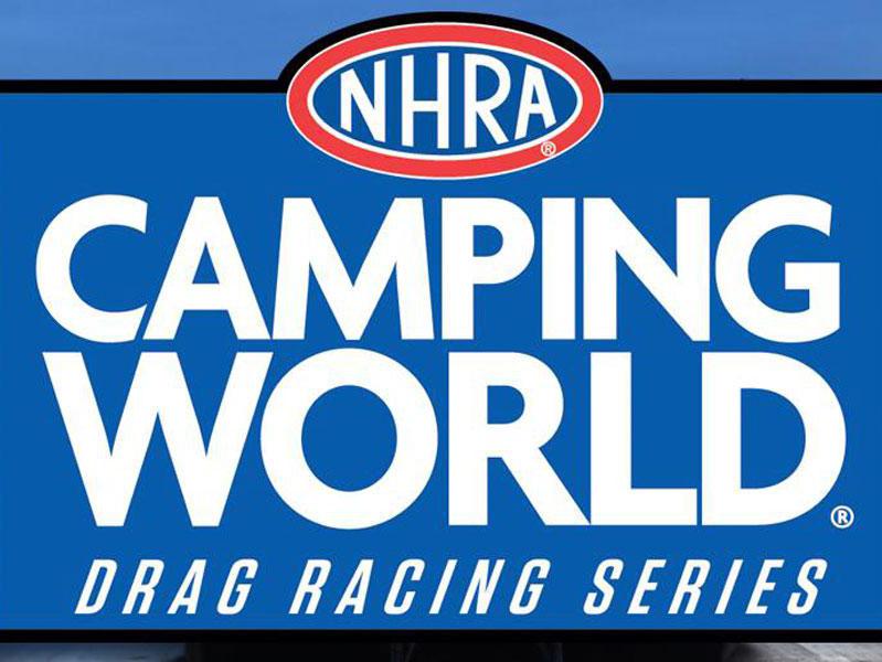 National Hot Rod Association (NHRA) Camping World Drag Racing Series logo