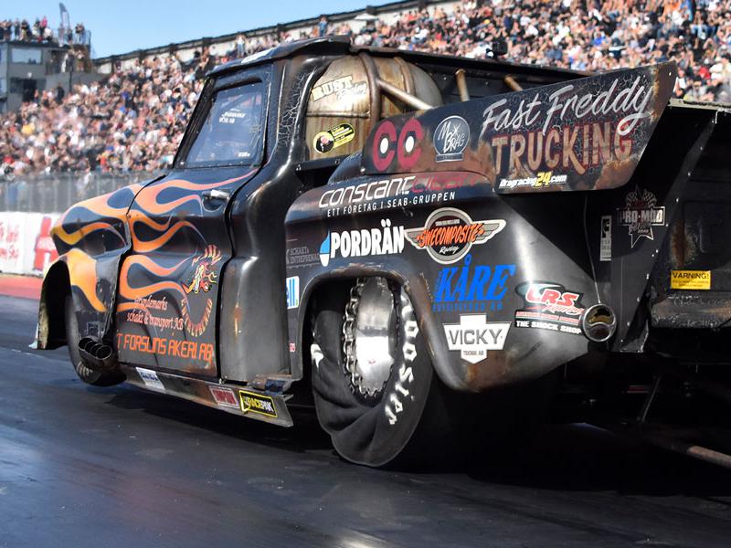 Fast Freddy rag racing vehicle. Photo courtesy of Lena Peres, Speedgroup.