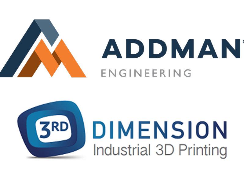 Addman Engineering Group logo, 3rd Dimension Industrial 3D Printing logo