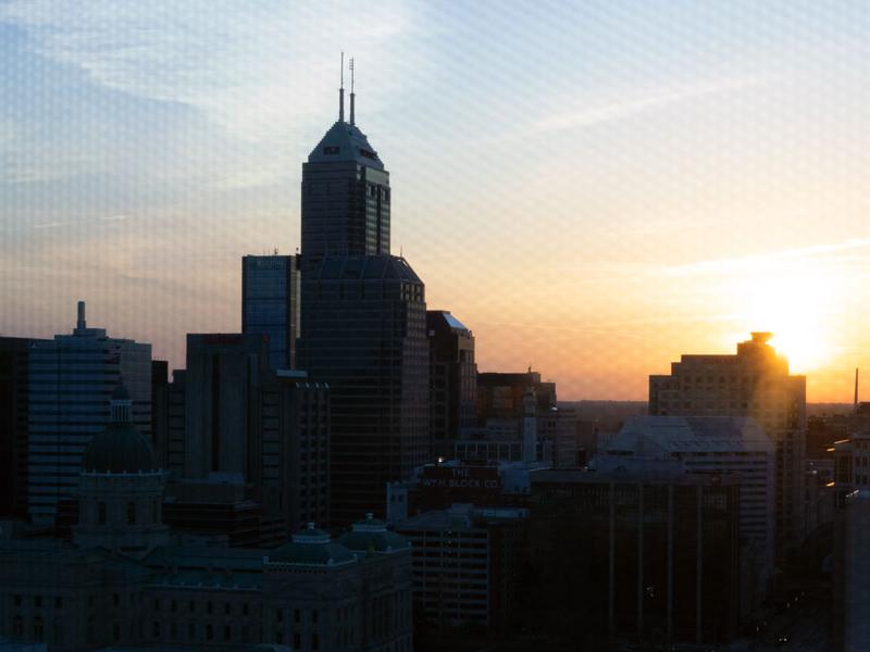 Downtown Indianapolis skyline